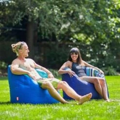 Big Joe - Outdoor Lumin Chair, Cozumel Stripe And Navy -Clean Pool Supply Outdoor Lumin Chair Cozumel Stripe and Navy 5