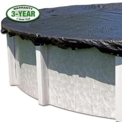 Fine Mesh 21' X 41' Oval Winter Pool Cover, 3 Year Warranty 5 Fine Mesh 21' X 41' Oval Winter Pool Cover, 3 Year Warranty -Clean Pool Supply Oval Fine Mesh Above Ground Winter Pool Cover 3 Year Warranty 1