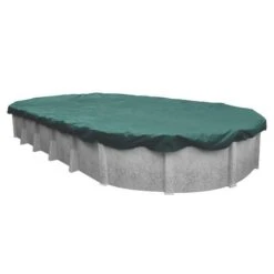 Midwest Canvas - Oval Winter Pool Cover, 12 Year Warranty, Green 13 Midwest Canvas - Oval Winter Pool Cover, 12 Year Warranty, Green -Clean Pool Supply Oval Winter Pool Cover 12 Year Warranty Green 11