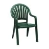 Grosfillex - Pacific Fanback Resin Chair, Amazon Green -Clean Pool Supply Pacific Fanback Resin Chair Amazon Green