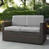 Crosley - Palm Harbor Wicker Loveseat -Clean Pool Supply Palm Harbor Wicker Loveseat