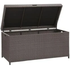 Palm Harbor Wicker Storage Bin -Clean Pool Supply Palm Harbor Wicker Storage Bin 3