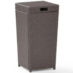 Palm Harbor Wicker Trash Bin -Clean Pool Supply Palm Harbor Wicker Trash Bin 4
