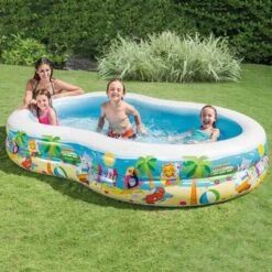 Intex - Paradise Seashore Above Ground Pool 103in X 63in -Clean Pool Supply Paradise Seashore Above Ground Pool 103in x 63in 3
