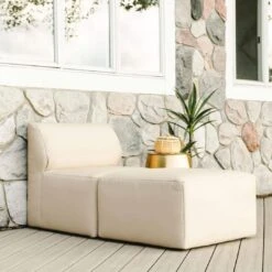 Big Joe - Patio 2-Piece Sectional Couch, Terra Bask 11 Big Joe - Patio 2-Piece Sectional Couch, Terra Bask -Clean Pool Supply Patio 2 Piece Sectional Couch Terra Bask 3