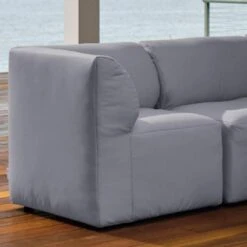 Big Joe - Patio Corner Chair, Light Gray -Clean Pool Supply Patio Corner Chair Light Gray 2