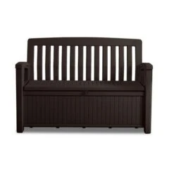 Keter - Patio Storage Bench 60 Gallons, Brown