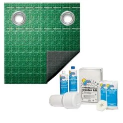 Polar Plus 12-Year 21' Round Winter Pool Cover With Pool Closing Kit Up To 15,000 Gallons Bundle -Clean Pool Supply Polar Plus 12 Year 21 Round Winter Pool Cover with Pool Closing Kit up to 15000 Gallons Bundle 1