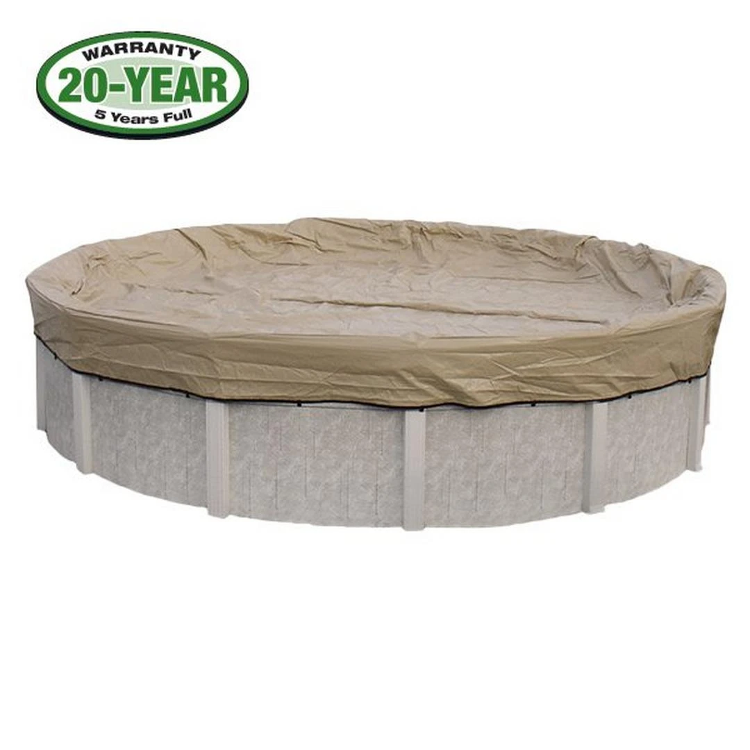Polar Protector 24' Round Winter Pool Cover With 40 Cover Clips 4 Polar Protector 24' Round Winter Pool Cover With 40 Cover Clips - Image 2