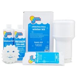 In The Swim - Deluxe Pool Closing Kit For Up To 15,000 Gallons -Clean Pool Supply Pool Chemical Winterizing Kits 15