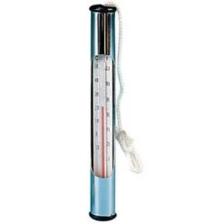 Ocean Blue - Pool And Spa Chrome Thermometer