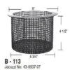 Aladdin Equipment Co - Powder Coated Basket For 43-0507-07 -Clean Pool Supply Powder Coated Basket for 43 0507 07