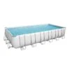 Bestway - Power Steel 24' X 12' X 52" Rectangle Above Ground Pool Set -Clean Pool Supply Power Steel 24 x 12 x 52 Rectangle Above Ground Pool Set