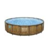 Bestway - Power Steel Swim Vista 18' Round Above Ground Pool Set -Clean Pool Supply Power Steel Swim Vista 18 Round Above Ground Pool Set