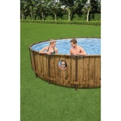 Bestway - Power Steel Swim Vista 18' Round Above Ground Pool Set -Clean Pool Supply Power Steel Swim Vista 18 Round Above Ground Pool Set 14