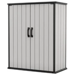 Keter - Premier Tall Shed, Grey -Clean Pool Supply Premier Tall Shed Grey 5
