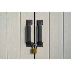 Keter - Premier Tall Shed, Grey -Clean Pool Supply Premier Tall Shed Grey 6