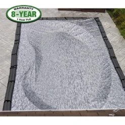Micro Mesh 20' X 40' Rectangle Winter Pool Cover, 8 Year Warranty -Clean Pool Supply Rectangle Micro Mesh Inground Winter Pool Cover 8 Year Warranty 5