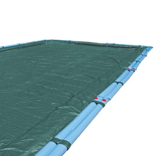 Midwest Canvas - 12' X 20' Rectangle Winter Pool Cover, 12 Year Warranty, Green 5 Midwest Canvas - 12' X 20' Rectangle Winter Pool Cover, 12 Year Warranty, Green - Image 3
