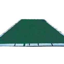 Midwest Canvas - 16' X 32' Rectangle Winter Pool Cover, 12 Year Warranty, Green -Clean Pool Supply Rectangle Winter Pool Cover 12 Year Warranty Green 21
