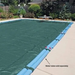 Midwest Canvas - 12' X 20' Rectangle Winter Pool Cover, 12 Year Warranty, Green 15 Midwest Canvas - 12' X 20' Rectangle Winter Pool Cover, 12 Year Warranty, Green -Clean Pool Supply Rectangle Winter Pool Cover 12 Year Warranty Green 3