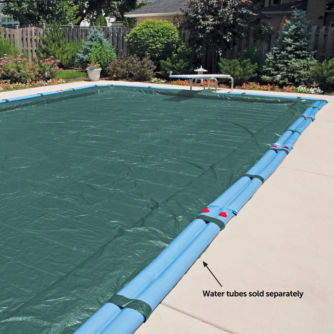 Midwest Canvas - 12' X 20' Rectangle Winter Pool Cover, 12 Year Warranty, Green 11 Midwest Canvas - 12' X 20' Rectangle Winter Pool Cover, 12 Year Warranty, Green - Image 9