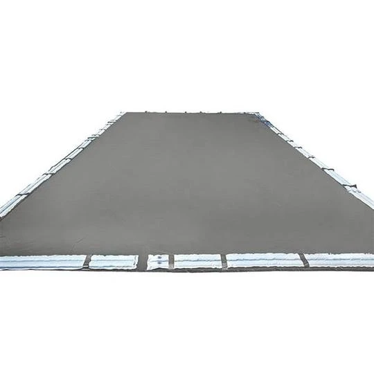 Midwest Canvas - Rectangle Winter Pool Cover, 16 Year Warranty, Silver 4 Midwest Canvas - Rectangle Winter Pool Cover, 16 Year Warranty, Silver - Image 2