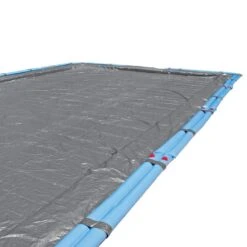 Midwest Canvas - 30' X 50' Rectangle Winter Pool Cover, 16 Year Warranty, Silver -Clean Pool Supply Rectangle Winter Pool Cover 16 Year Warranty Silver 17