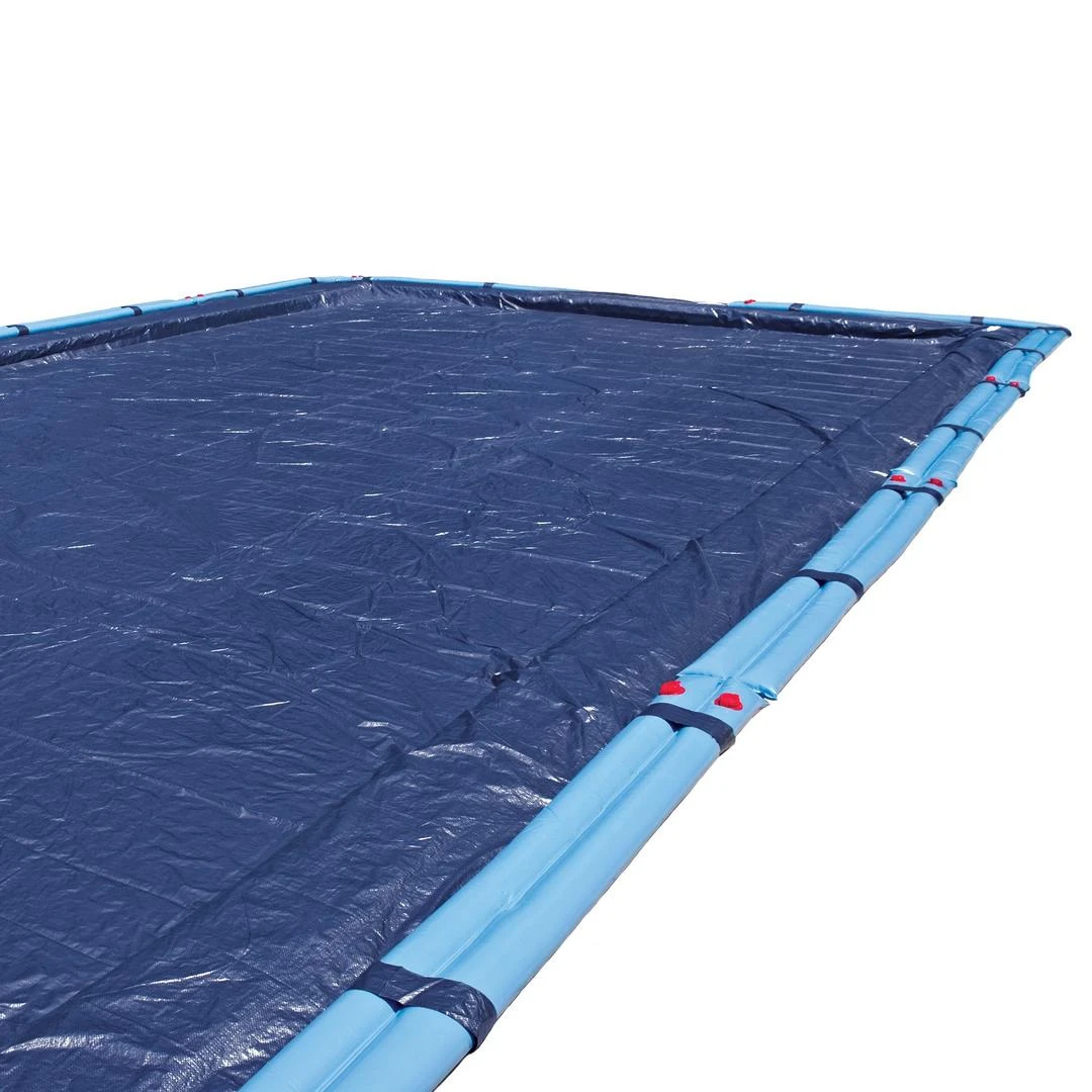 Midwest Canvas - 16' X 32' Rectangle Winter Pool Cover, 8 Year Warranty, Blue 10 Midwest Canvas - 16' X 32' Rectangle Winter Pool Cover, 8 Year Warranty, Blue - Image 8