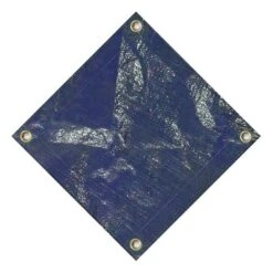 Midwest Canvas - 12' Round Winter Pool Cover, 8 Year Warranty, Blue -Clean Pool Supply Round Winter Pool Cover 8 Year Warranty Blue 35