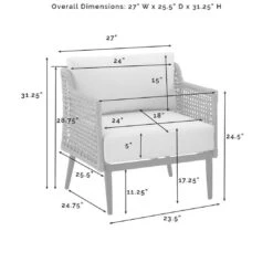 Crosley - Southwick 5-Piece Outdoor Wicker Conversation Set With Fire Table -Clean Pool Supply Southwick 5 Piece Outdoor Wicker Conversation Set with Fire Table 18