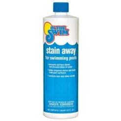 In The Swim - Stain Away For Swimming Pools, 1 Qt. -Clean Pool Supply Stain Away for Swimming Pools 12