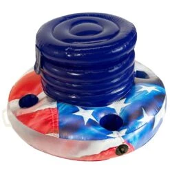 Pool Candy - Stars & Stripes Floating Drink Cooler -Clean Pool Supply Stars Stripes Floating Drink Cooler 3