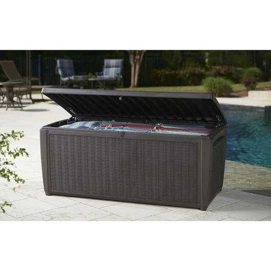 Keter - Sumatra Brown 135 Gallon Deck Box 5 Keter - Sumatra Brown 135 Gallon Deck Box - Image 3
