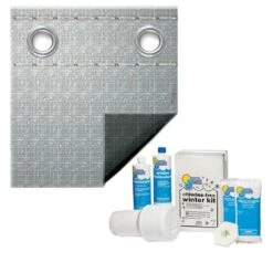 Super Polar Plus 16-Year 16' X 32' Oval Winter Pool Cover With Pool Closing Kit Up To 15,000 Gallons Bundle -Clean Pool Supply Super Polar Plus 16 Year 16 x 32 Oval Winter Pool Cover with Pool Closing Kit up to 15000 Gallons Bundle 1