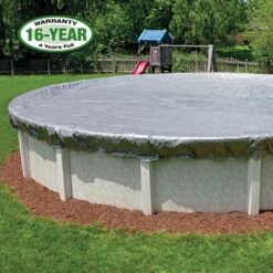 Super Polar Plus 28' Round Winter Pool Cover With 45 Cover Clips 5 Super Polar Plus 28' Round Winter Pool Cover With 45 Cover Clips -Clean Pool Supply Super Polar Plus 28 Round Winter Pool Cover with 45 Cover Clips 1
