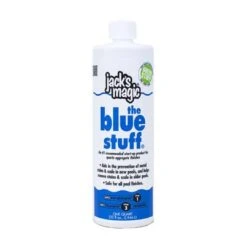 Jack's Magic - The Blue Stuff Pool Stain Remover, 1 Qt -Clean Pool Supply The Blue Stuff Pool Stain Remover 1 qt 1