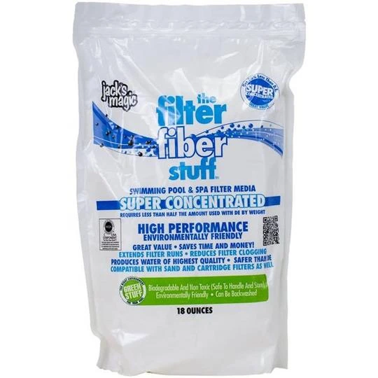 Jack's Magic - The Filter Fiber Stuff Pool Filter Media 18 Ounce 3 Jack's Magic - The Filter Fiber Stuff Pool Filter Media 18 Ounce