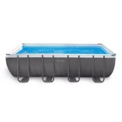 Clean Pool Supply 7 Intex - Ultra Frame 9' X 18' Rectangle Metal Frame Above Ground Pool Package