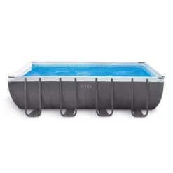 Intex - Ultra Frame 9' X 18' Rectangle Metal Frame Above Ground Pool Package -Clean Pool Supply Ultra Frame 9 x 18 Rectangle Metal Frame Above Ground Pool Package 3