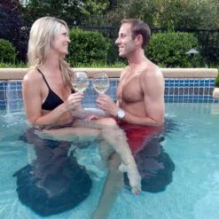 Envy - Underwater Pool Stool, Black Granite -Clean Pool Supply Underwater Pool Stool Black Granite 4