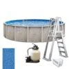 Verona 33' X 54" Round Above Ground Pool Package -Clean Pool Supply Verona 33 x 54 Round Above Ground Pool Package
