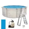 Weekender II 24' Round 52" Tall Above Ground Pool Package -Clean Pool Supply Weekender II 52 Tall Round Above Ground Pool Package 16