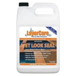LayorCare - Wet Look Seal 2.5 Gallon Jug 9 LayorCare - Wet Look Seal 2.5 Gallon Jug -Clean Pool Supply Wet Look Seal 3