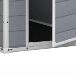 Keter - Manor 4x6 Resin Storage Shed, Grey/White -Clean Pool Supply White 6